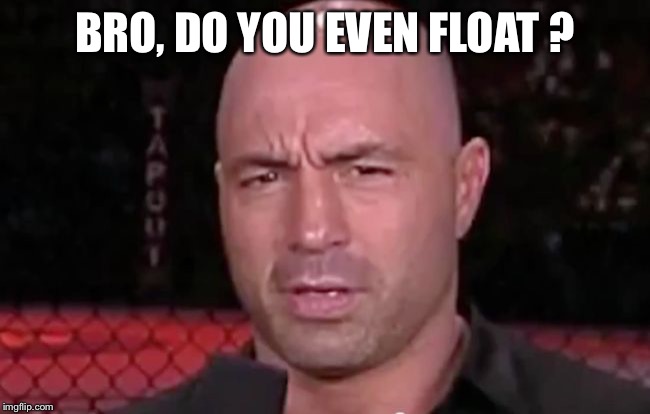That face you make when someone says they don't like Joe Rogan.  | BRO, DO YOU EVEN FLOAT ? | image tagged in that face you make when someone says they don't like joe rogan | made w/ Imgflip meme maker