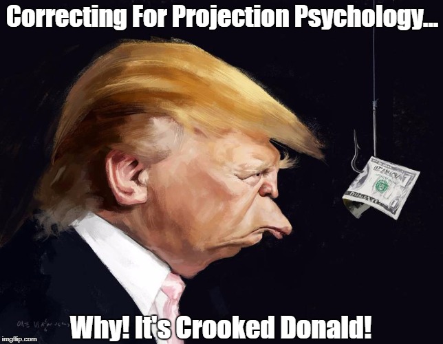 Correcting For Projection Psychology... Why! It's Crooked Donald! | made w/ Imgflip meme maker