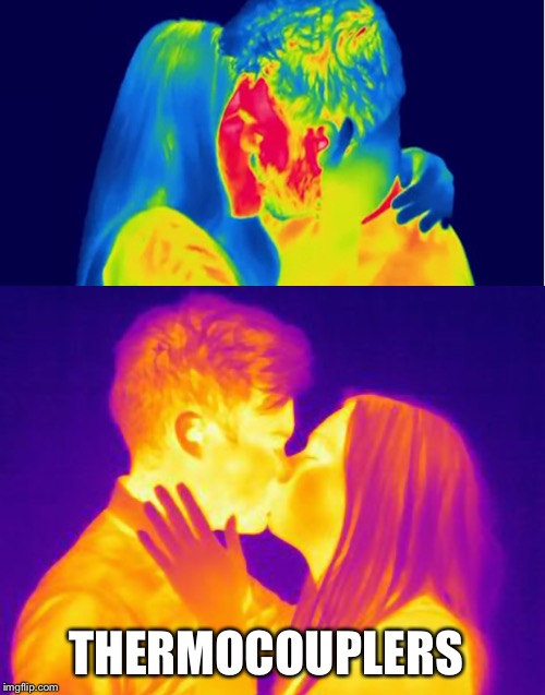Body heat  | THERMOCOUPLERS | image tagged in thermocouplers,infrared,radiation,kissing,couples,star wars | made w/ Imgflip meme maker