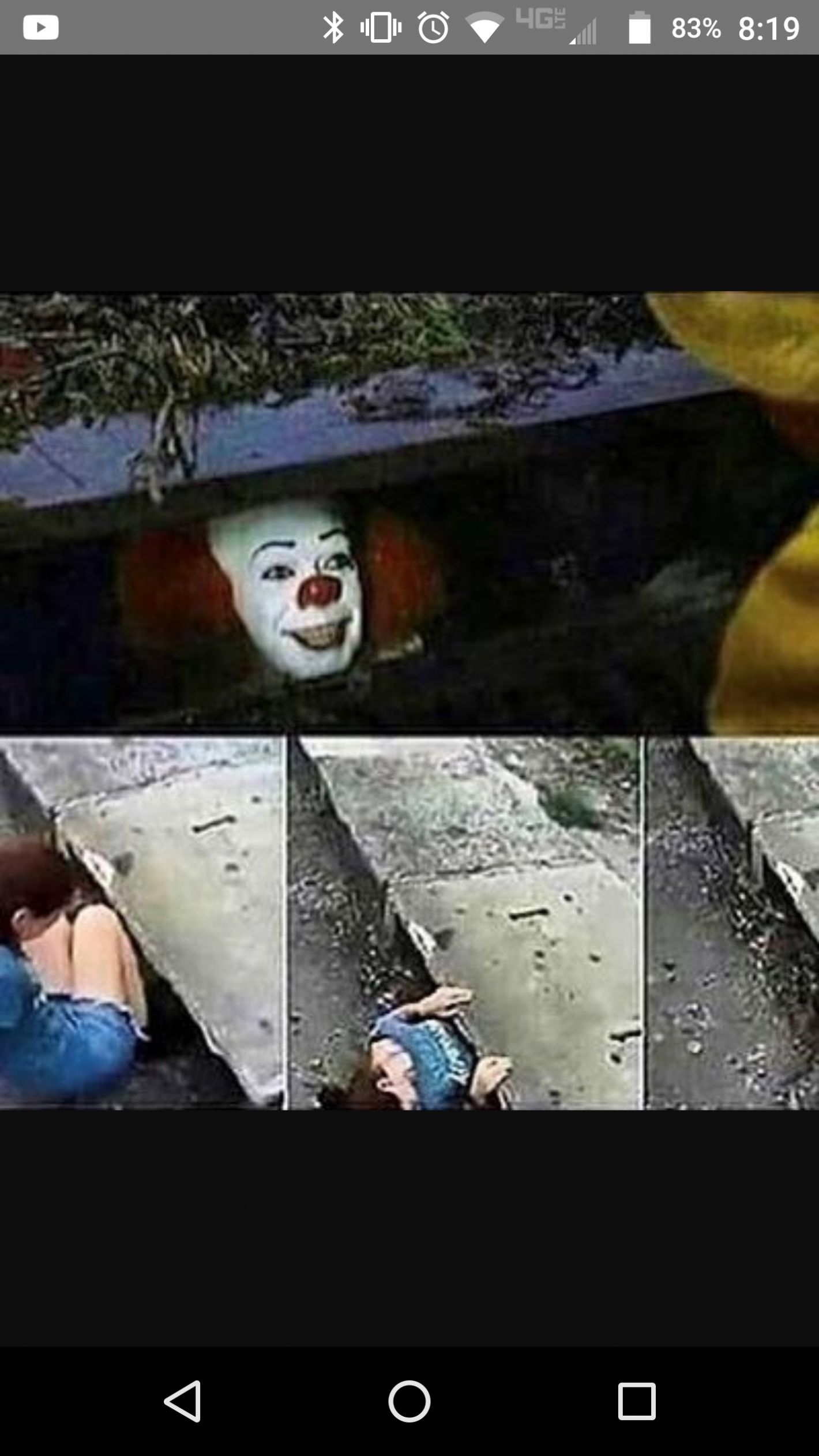 High Quality Killer Clown Blank Meme Template