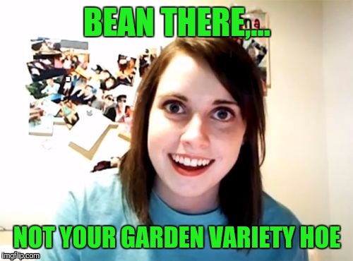 BEAN THERE,... NOT YOUR GARDEN VARIETY HOE | made w/ Imgflip meme maker