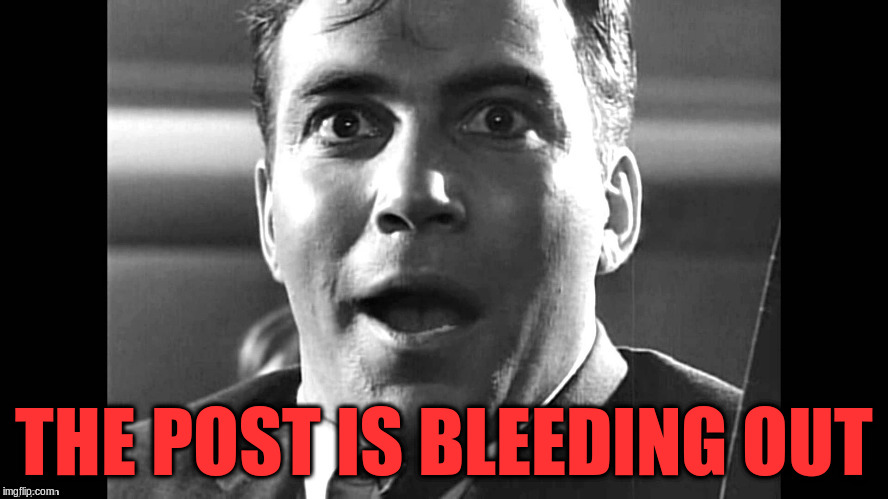 THE POST IS BLEEDING OUT | made w/ Imgflip meme maker