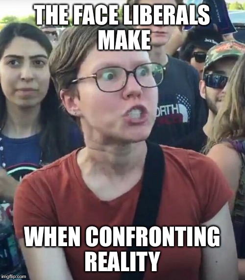 THE FACE LIBERALS MAKE WHEN CONFRONTING REALITY | made w/ Imgflip meme maker
