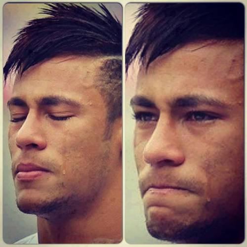 Crying Neymar Blank Meme Template