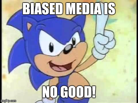 That's no good! | BIASED MEDIA IS NO GOOD! | image tagged in that's no good | made w/ Imgflip meme maker