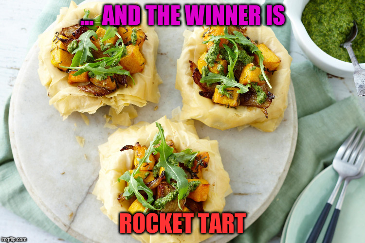 ...  AND THE WINNER IS ROCKET TART | made w/ Imgflip meme maker