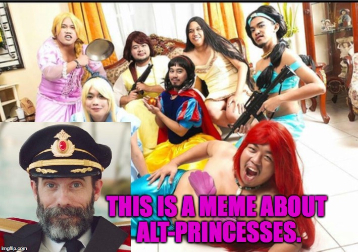 THIS IS A MEME ABOUT ALT-PRINCESSES. | made w/ Imgflip meme maker