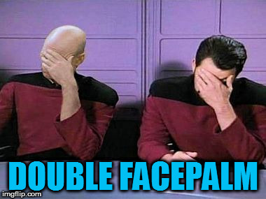 double palm | DOUBLE FACEPALM | image tagged in double palm | made w/ Imgflip meme maker