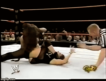 TAPOUT Stretch Muffler - Gail Kim vs Nidia | image tagged in gifs | made w/ Imgflip video-to-gif maker
