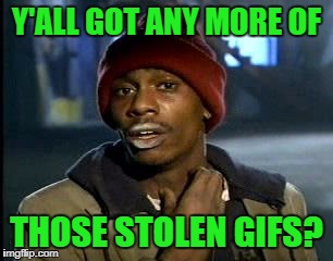 Y'all Got Any More Of That Meme | Y'ALL GOT ANY MORE OF THOSE STOLEN GIFS? | image tagged in memes,yall got any more of | made w/ Imgflip meme maker