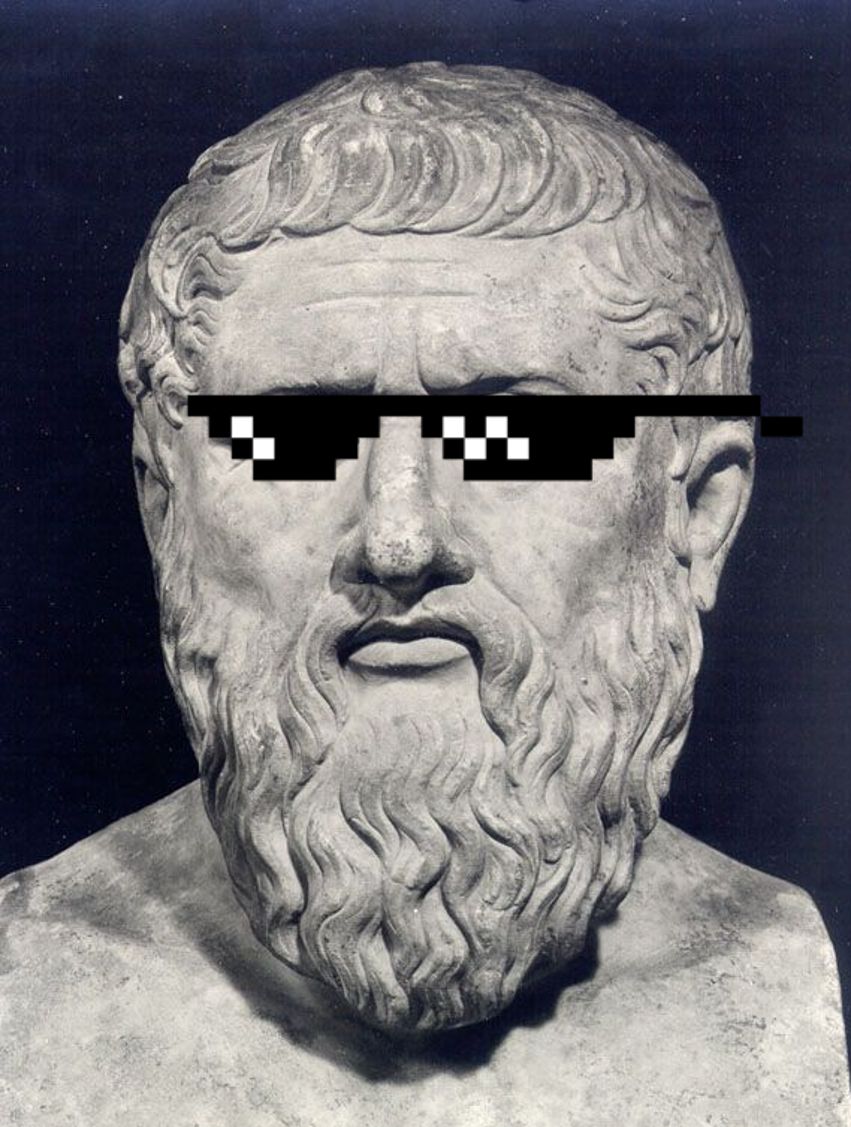 High Quality Plato Meme Platon Blank Meme Template