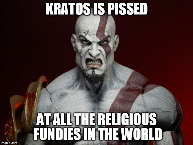 Kratos Falling Meme Template
