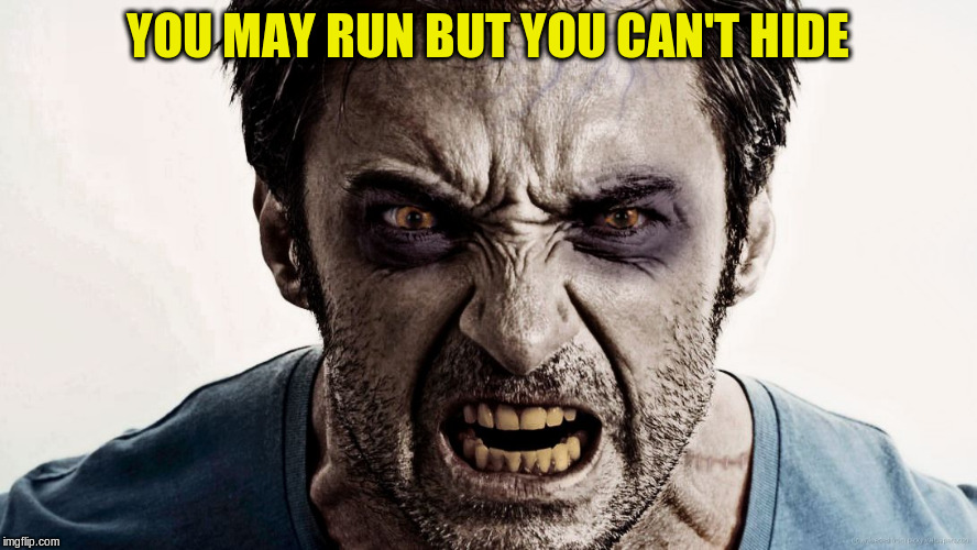 YOU MAY RUN BUT YOU CAN'T HIDE | made w/ Imgflip meme maker