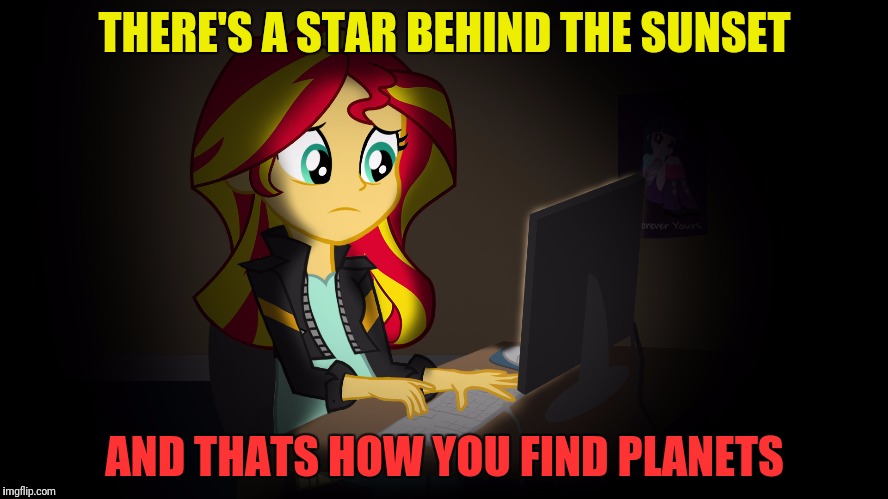 OneDoesNotSimplyFuckWithSunsetsFacebook | THERE'S A STAR BEHIND THE SUNSET AND THATS HOW YOU FIND PLANETS | image tagged in onedoesnotsimplyfuckwithsunsetsfacebook | made w/ Imgflip meme maker