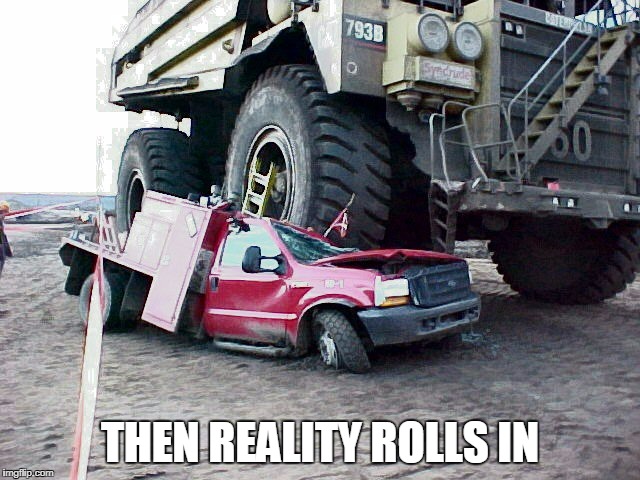 THEN REALITY ROLLS IN | made w/ Imgflip meme maker