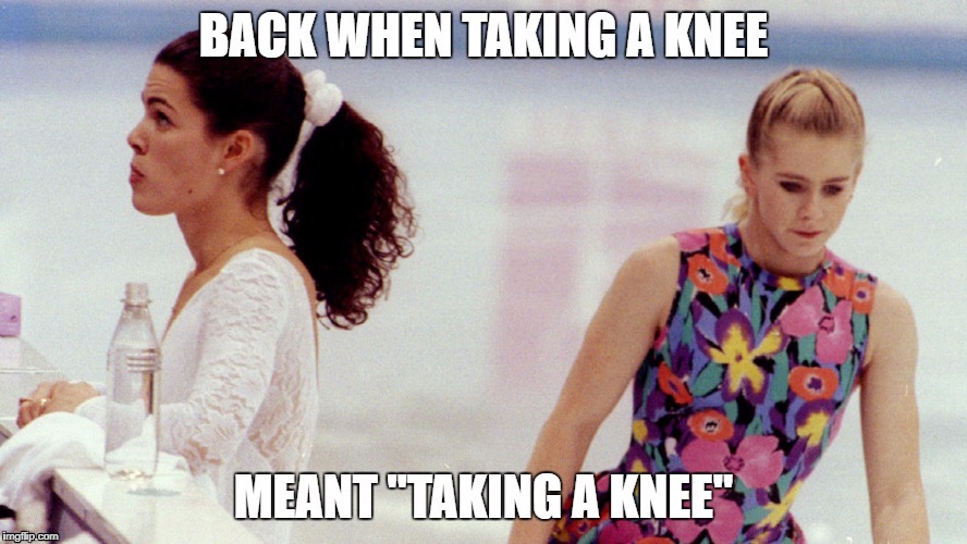 Taking a knee | image tagged in take a knee,national anthem | made w/ Imgflip meme maker