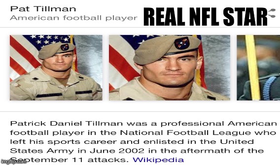 REAL NFL STAR | made w/ Imgflip meme maker