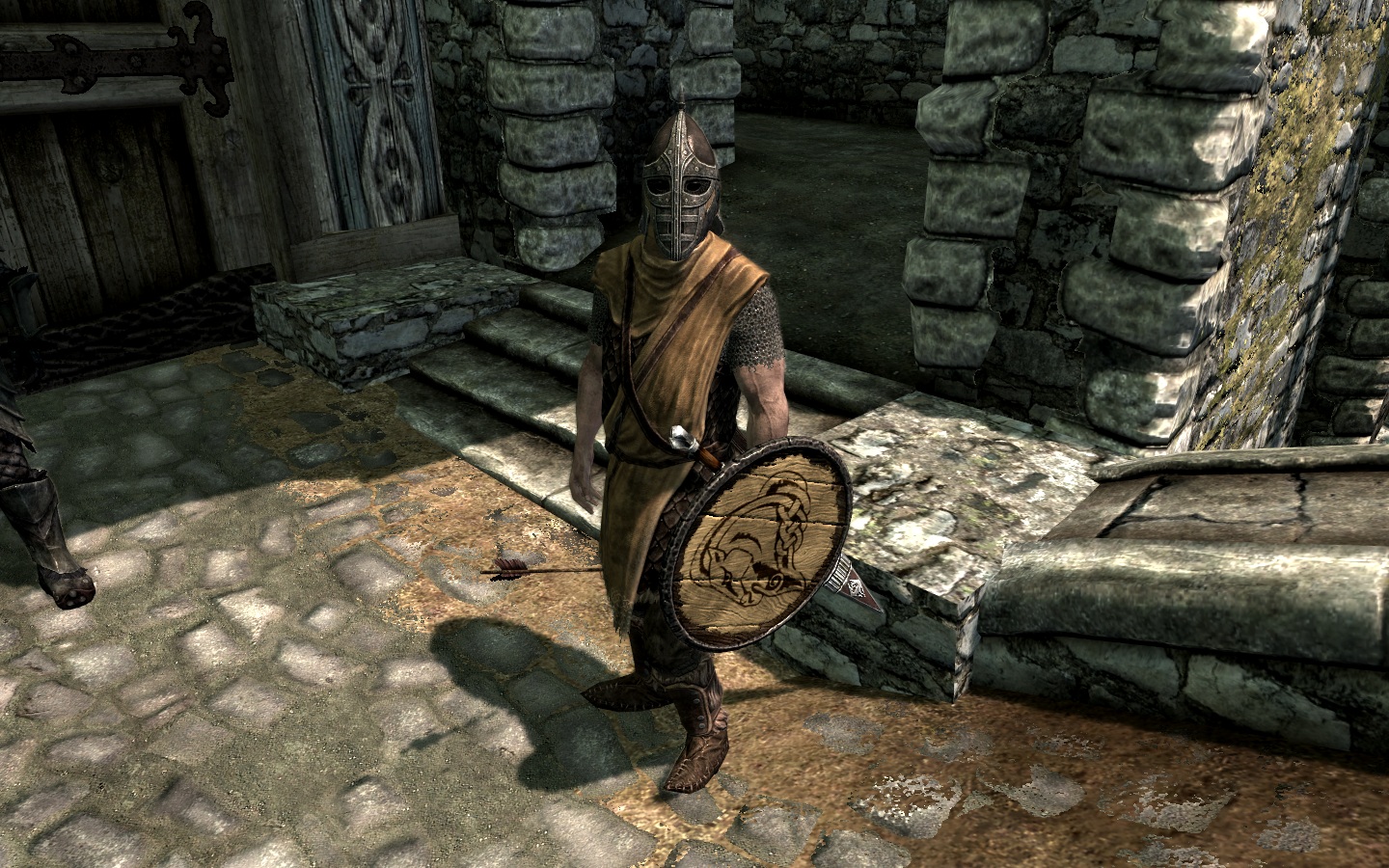 arrow to knee skyrim Blank Meme Template