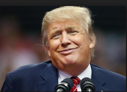 Trump Asshole Grin Blank Meme Template