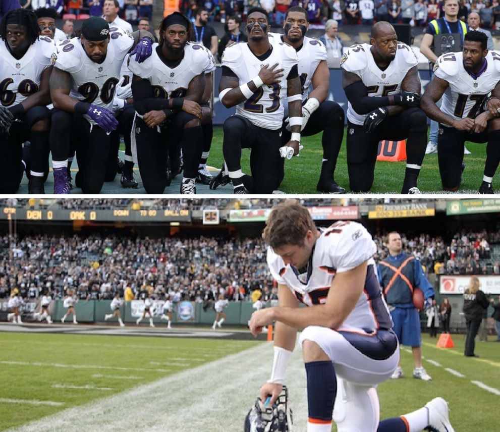 High Quality Kneeling in the NFL Blank Meme Template