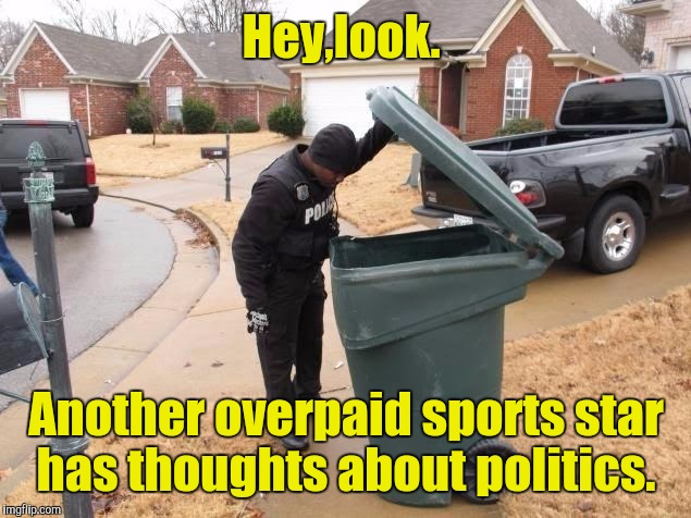 Fake News  | Hey,look. Another overpaid sports star has thoughts about politics. | image tagged in fake news | made w/ Imgflip meme maker