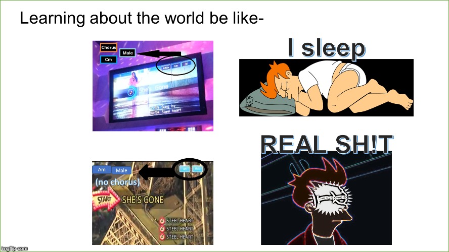 When you learn that a country is better than your country | image tagged in sleeping fry - futurama,sleeping shaq,real sht,south korea,futurama fry,karaoke | made w/ Imgflip meme maker