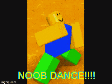 Cool Gif Images Roblox Noob Default Dance Gif - noob roblox dance gif