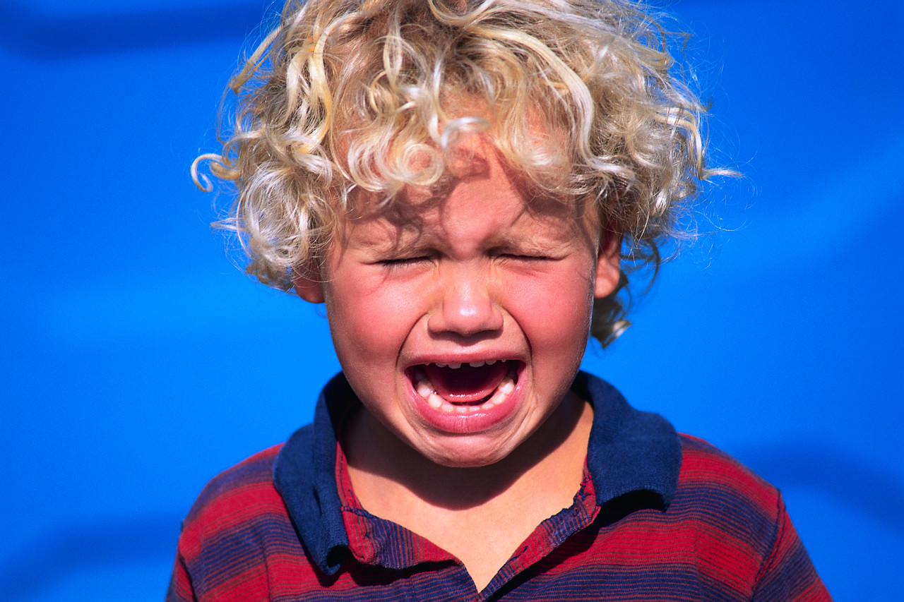 Funny Crying little boy Blank Meme Template