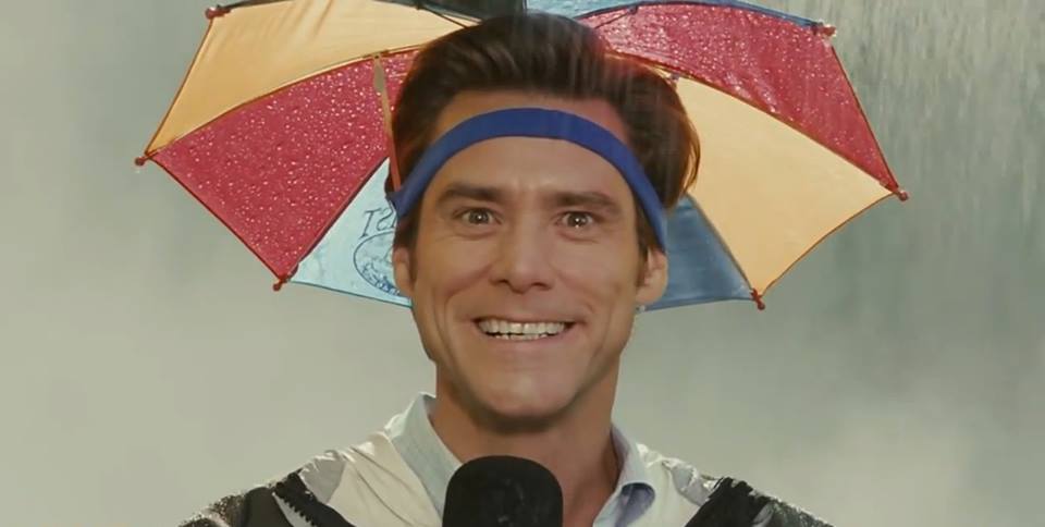 Jim Carrey in Bruce Almighty Blank Meme Template