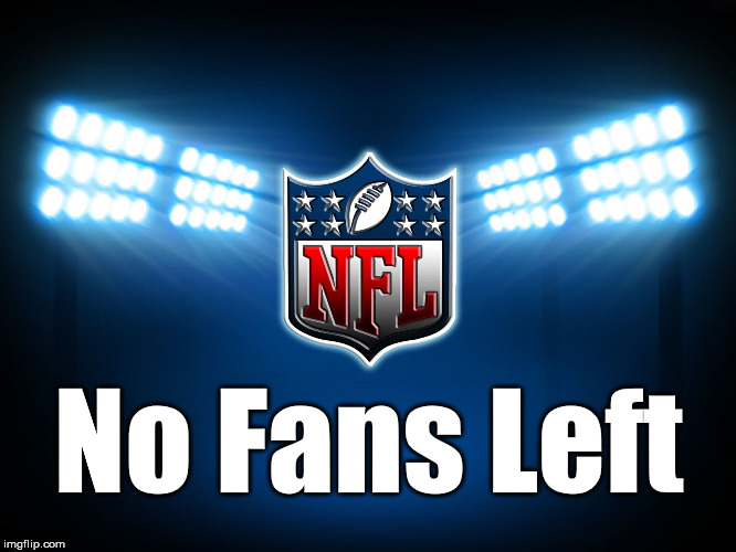 No Fans Left | image tagged in nfl | made w/ Imgflip meme maker