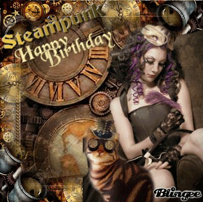 Steampunk Birthday Blank Meme Template