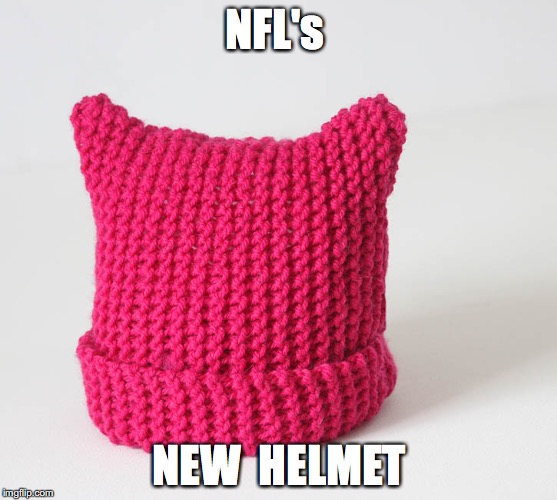 NFL's; NEW  HELMET | image tagged in nfl,take a knee | made w/ Imgflip meme maker