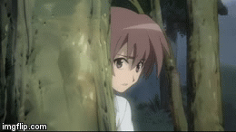 run keiichi run !! | CRAP SHE FOUND MEH | image tagged in gifs,memes | made w/ Imgflip video-to-gif maker