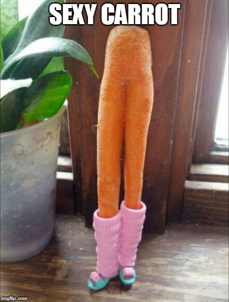 sexy carrot | SEXY CARROT | image tagged in sexy,carrots | made w/ Imgflip meme maker