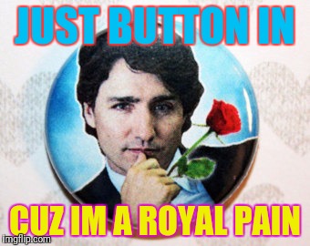 JUST BUTTON IN CUZ IM A ROYAL PAIN | made w/ Imgflip meme maker