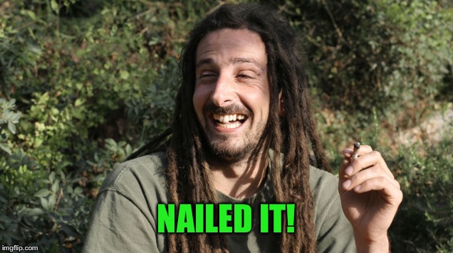 Laughing stoner 2 | NAILED IT! | image tagged in laughing stoner 2 | made w/ Imgflip meme maker