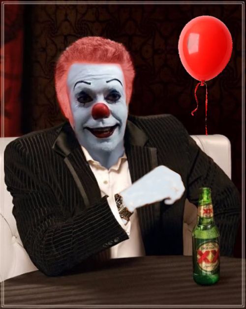High Quality The Most Interesting Clown In The World Blank Meme Template