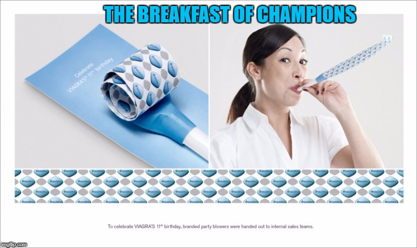 THE BREAKFAST OF CHAMPIONS | made w/ Imgflip meme maker