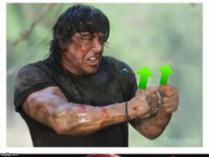Rocky Green Thumbs | image tagged in thumbs up,memes,funny,rocky,movies | made w/ Imgflip meme maker