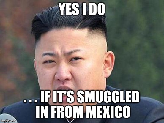 YES I DO . . . IF IT'S SMUGGLED IN FROM MEXICO | made w/ Imgflip meme maker