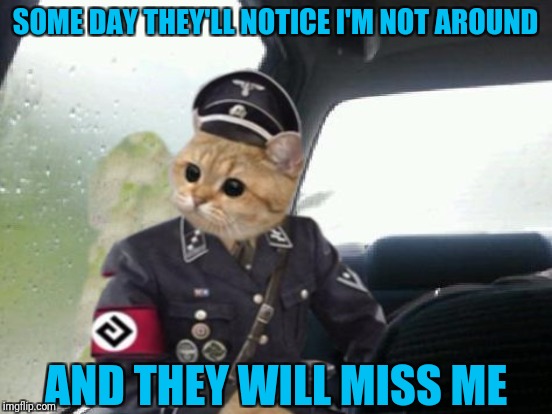 SOME DAY THEY'LL NOTICE I'M NOT AROUND AND THEY WILL MISS ME | made w/ Imgflip meme maker