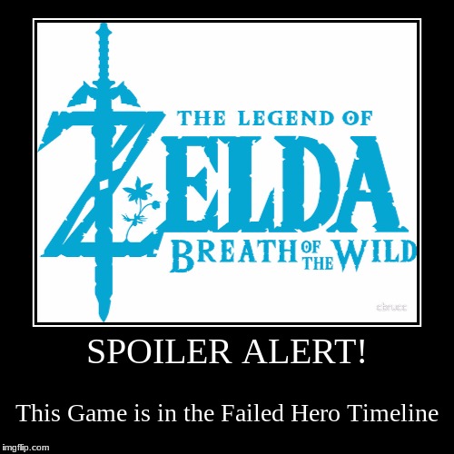 There Is a Game Theory  | image tagged in funny,demotivationals,the legend of zelda breath of the wild | made w/ Imgflip demotivational maker