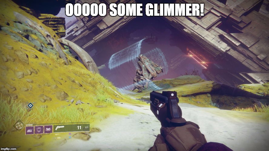 OOOOO SOME GLIMMER! | made w/ Imgflip meme maker