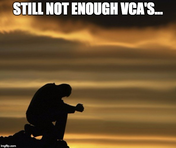 STILL NOT ENOUGH VCA'S... | made w/ Imgflip meme maker