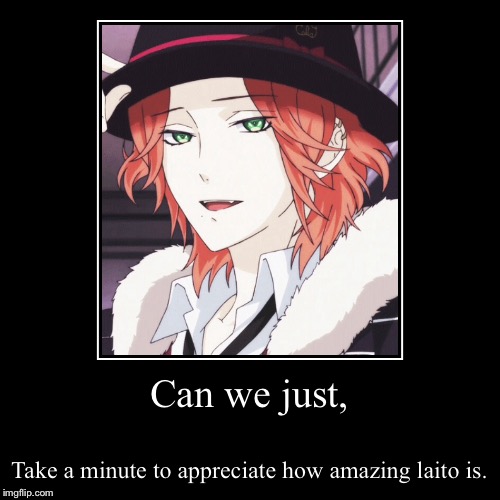 We all love him really | image tagged in funny,demotivationals,anime meme,diabolik lovers | made w/ Imgflip demotivational maker