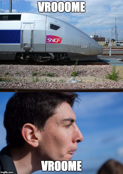 when u've got that spark | VROOOME; VROOME | image tagged in fast and furious,train,speed,need for speed,profile,nose | made w/ Imgflip meme maker