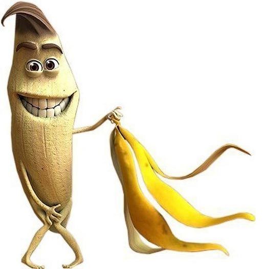 High Quality Naked Banana Blank Meme Template