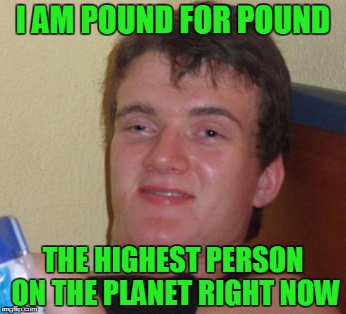 categories and subcategories  | I AM POUND FOR POUND; THE HIGHEST PERSON ON THE PLANET RIGHT NOW | image tagged in memes,10 guy | made w/ Imgflip meme maker