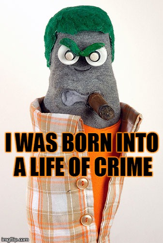 I WAS BORN INTO A LIFE OF CRIME | made w/ Imgflip meme maker