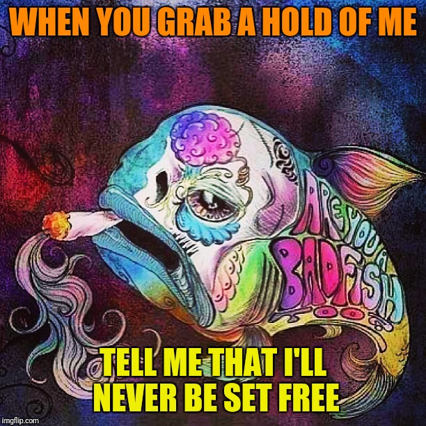 WHEN YOU GRAB A HOLD OF ME TELL ME THAT I'LL NEVER BE SET FREE | made w/ Imgflip meme maker